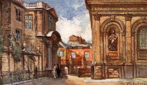 Das alte Ashmolean Museum und das Sheldonian Theatre, 1903